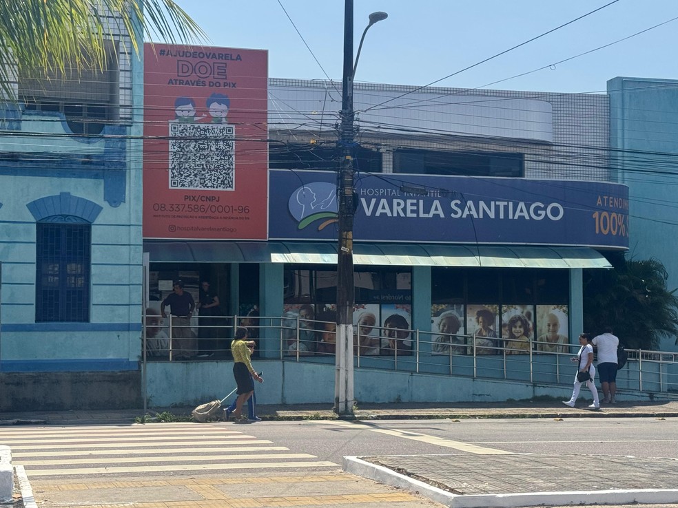 Hospital Infantil Varela Santiago em Natal — Foto: Sérgio Henrique Santos/Inter TV Cabugi