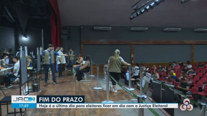 Chega ao último dia mutirão para eleitores ficarem em dia com a Justiça Eleitoral