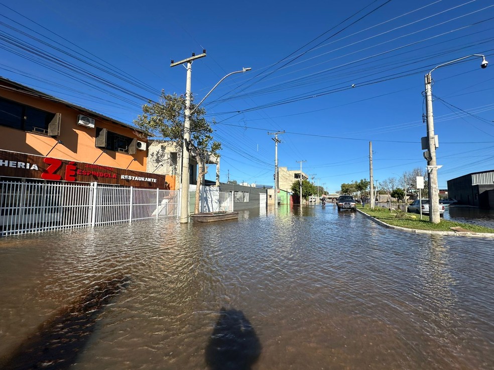 Alagamentos em Eldorado do Sul &mdash; Foto: Augustine Timm/RBS TV