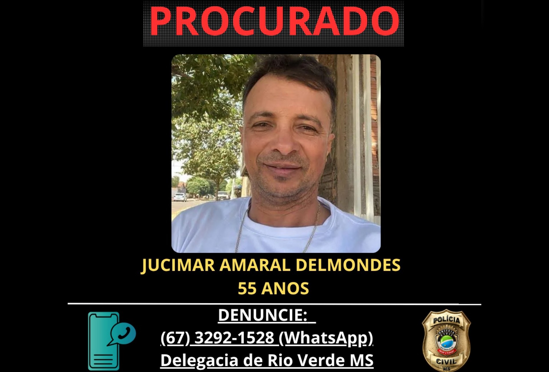 Polícia procura suspeito de matar companheira na frente dos filhos em MS