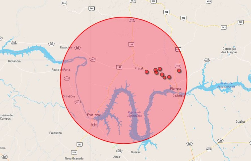 Tremor de terra de magnitude 2.1 é registrado em Frutal; abalo sísmico é o quinto do ano na cidade
