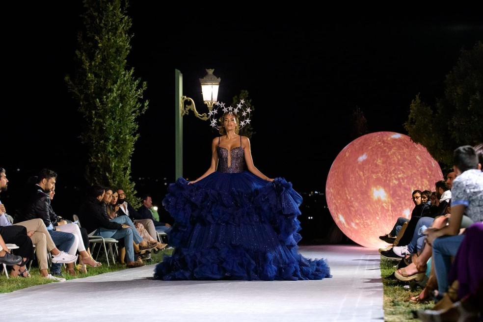 Glelany concorre ao Miss Universo Itália — Foto: Arquivo pessoal