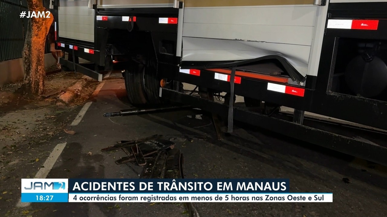 Motociclista morre carbonizado em acidente na Zona Sul de Manaus