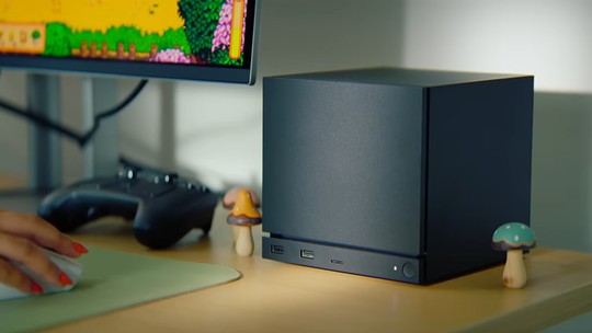 Steam Machine é o novo console de games anunciado pela Valve - Foto: (Reprodução/YouTube/Valve)
