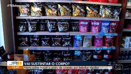 Nutricionista alerta sobre trocar o prato de comida por bebidas rápidas