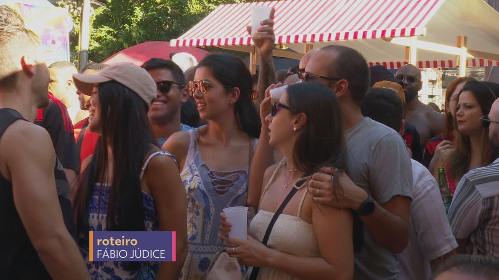 Panorama na Rua do Senado em um fim de semana — Foto: Reprodução/RJ1