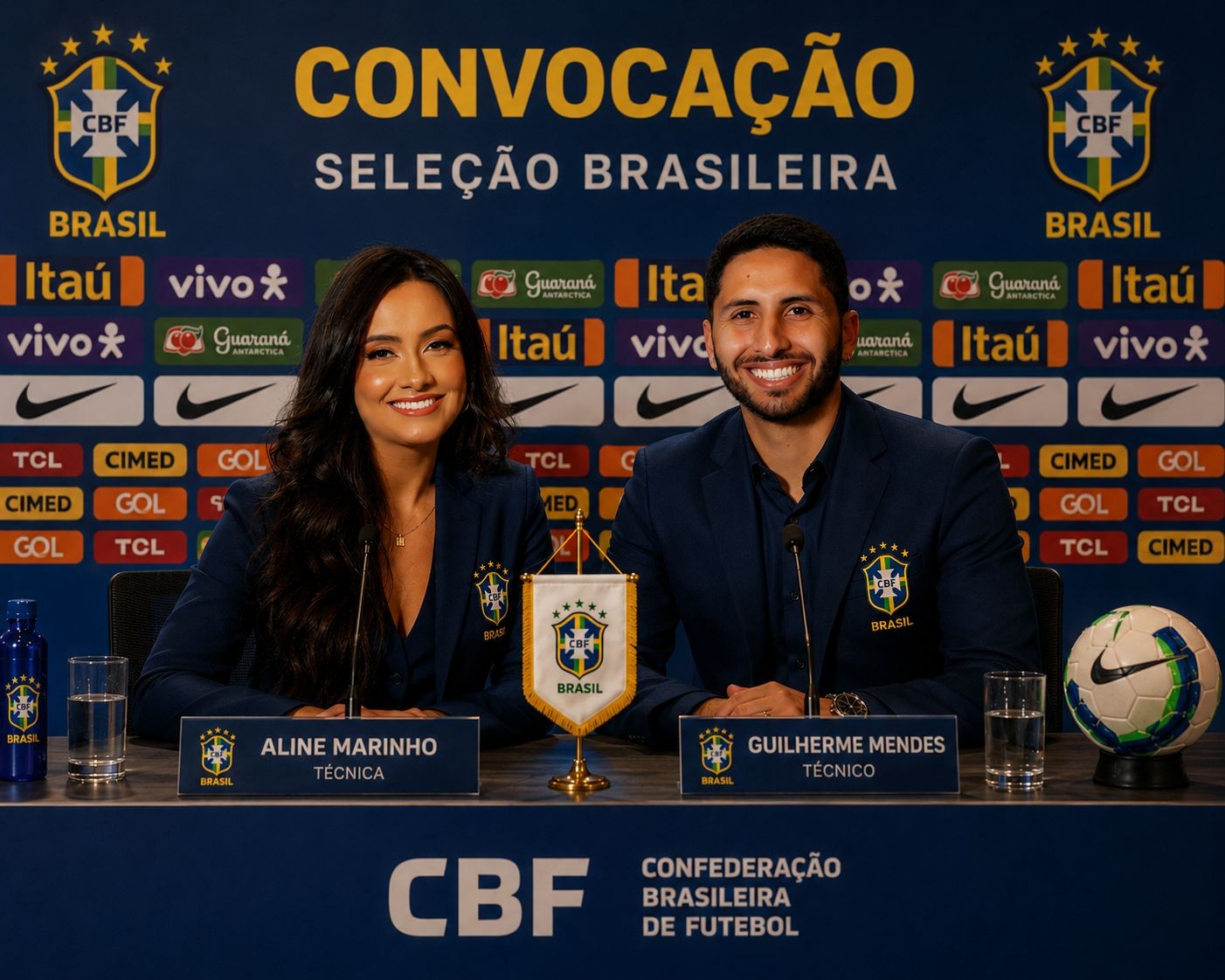 Casal surpreendido por estreia do Brasil na data do casamento decide entrar na trend das figurinhas para 'convocar' padrinhos