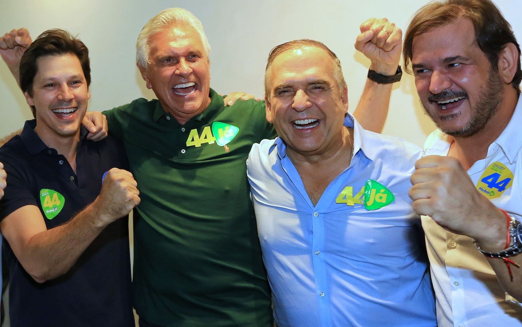 Sandro Mabel comemora resultado das eleições de 2024 que o tornou prefeito de Goiânia