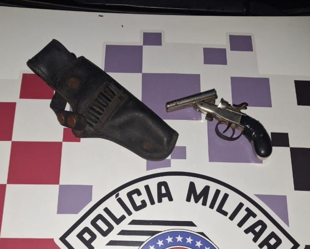 Após desentendimento familiar, arma de fogo é apreendida em Presidente Epitácio
