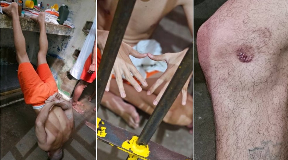 Familiares de detentos do sistema prisional do Ceará têm denunciado a prática sistemática de tortura contra internos nas unidades prisionais. — Foto: Reprodução