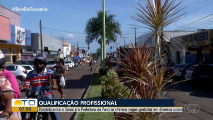 Vagas para cursos gratuitos são oferecidas em parceria com Senai e a Prefeitura de Paraíso