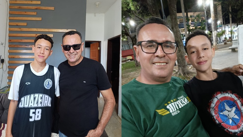 Pai agradeceu a Deus a oportunidade de ter tido Matheus como filho — Foto: Reprodução