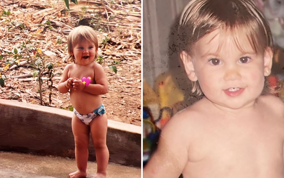 Virginia exibe fotos de quando era bebê e semelhança com Maria Alice  surpreende: 'Igual' | Goiás | G1
