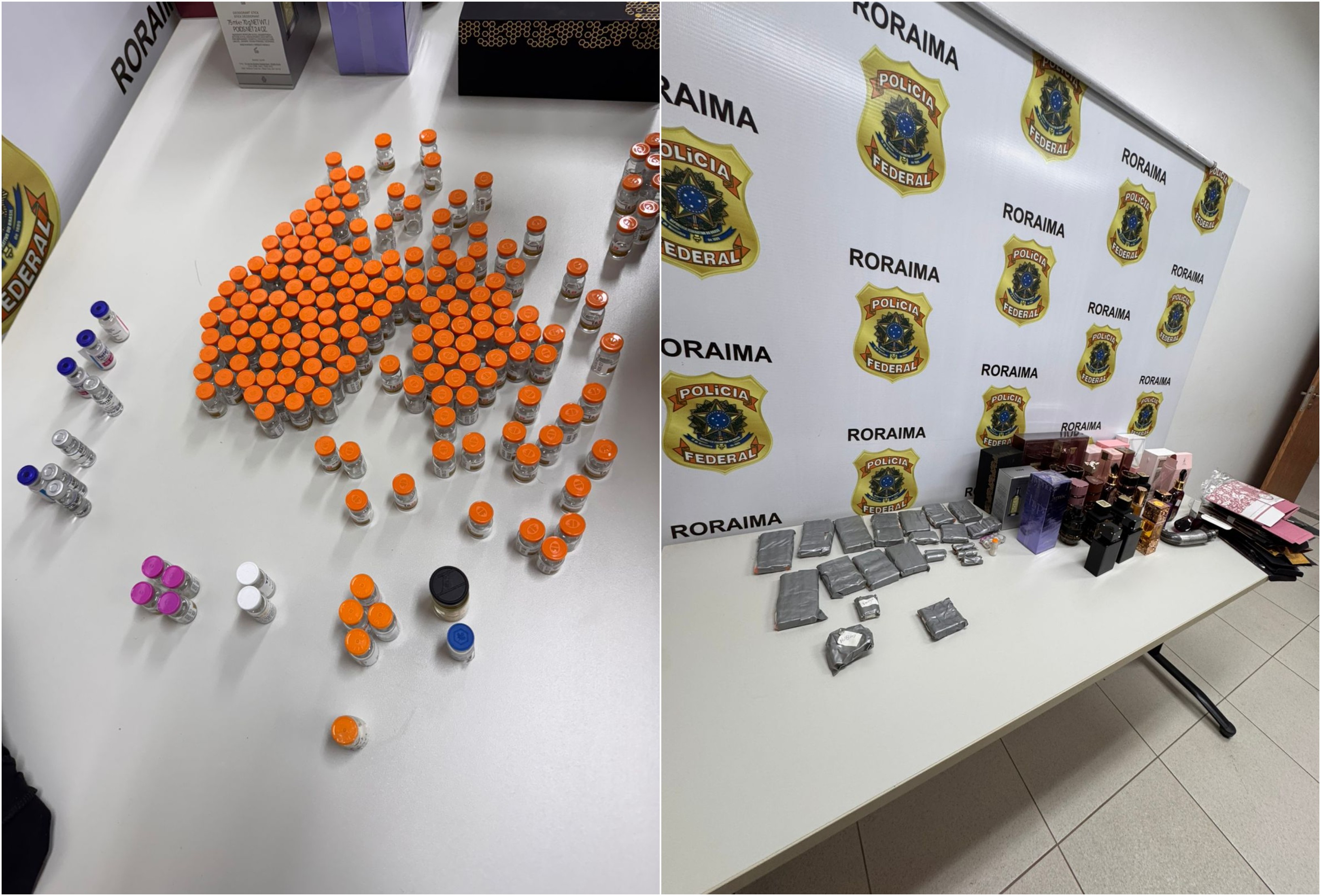 Mulher é presa com quase 200 ampolas de remédio emagrecedor no aeroporto de Boa Vista