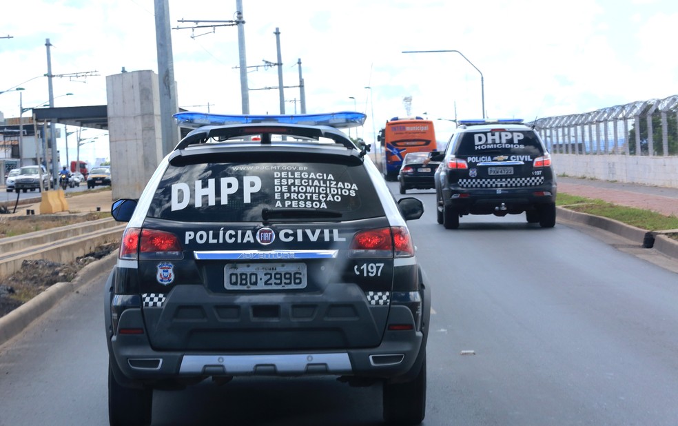 DHPP investiga o crime que ocorreu nesta sexta-feira — Foto: Lenine Martins/Sesp-MT