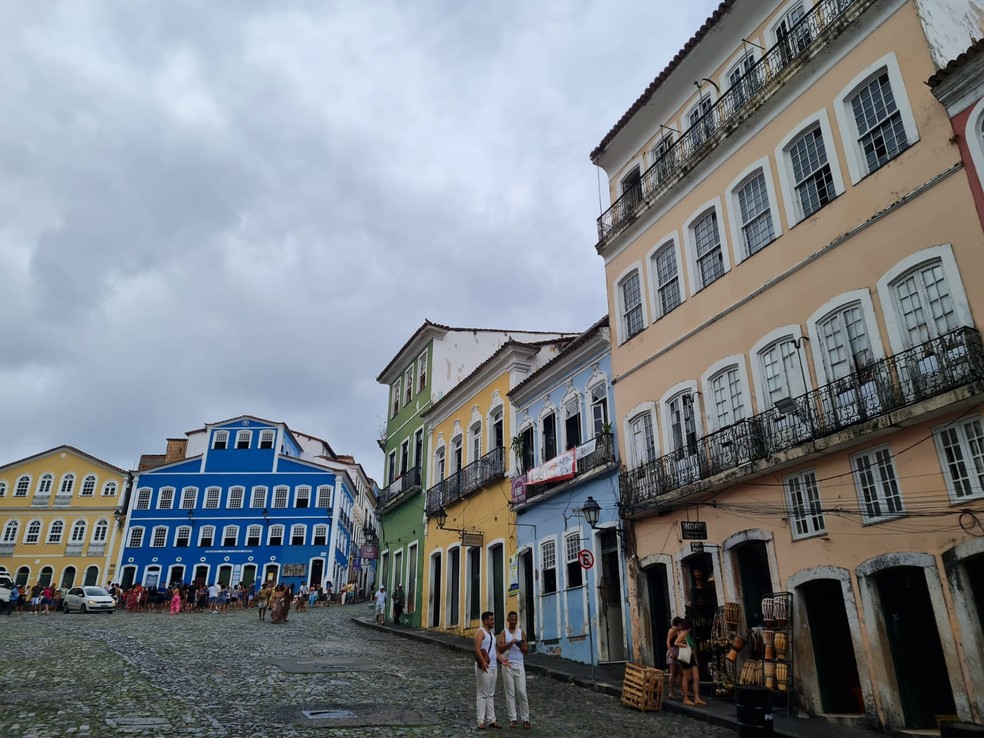 Largo do Pelourinho, um dos símbolos de Salvador — Foto: Malu Vieira/g1