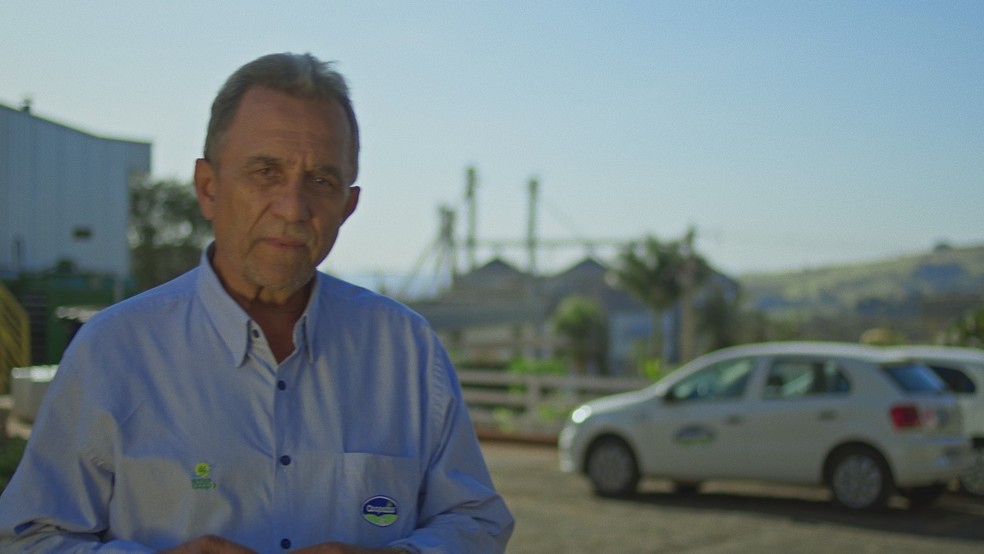 José Francelino Dias, presidente da Coopatos — Foto: Cogumelo Filmes