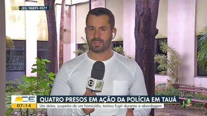 Suspeitos de crimes em Tauá são presos