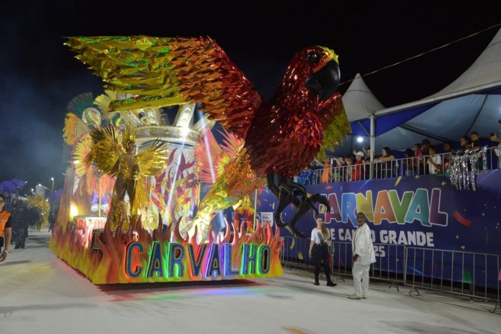 Vila Carvalho é a campeã do Carnaval 2025 em Campo Grande. — Foto: Prefeitura de Campo Grande
