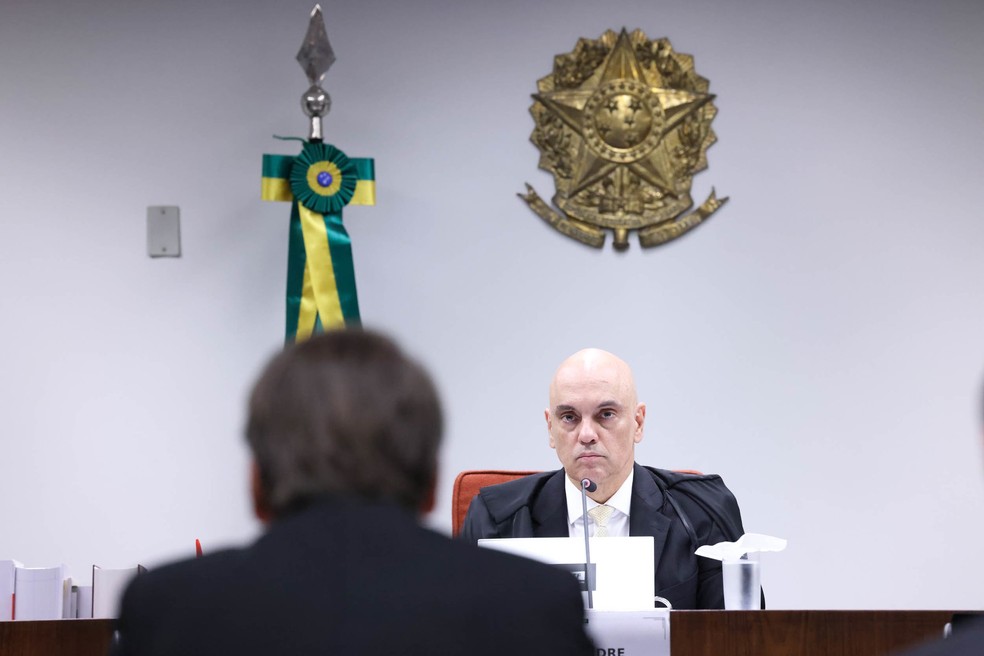 Jair Bolsonaro presta depoimento no STF  Foto: Antonio Augusto/STF