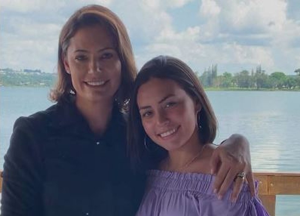 Michelle Bolsonaro e Letícia Firmo — Foto: Reprodução/Arquivo pessoal/Instagram
