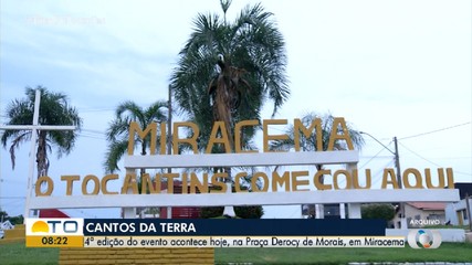 Projeto 'Cantos da Terra' realiza 4ª edição com shows culturais na praça de Miracema