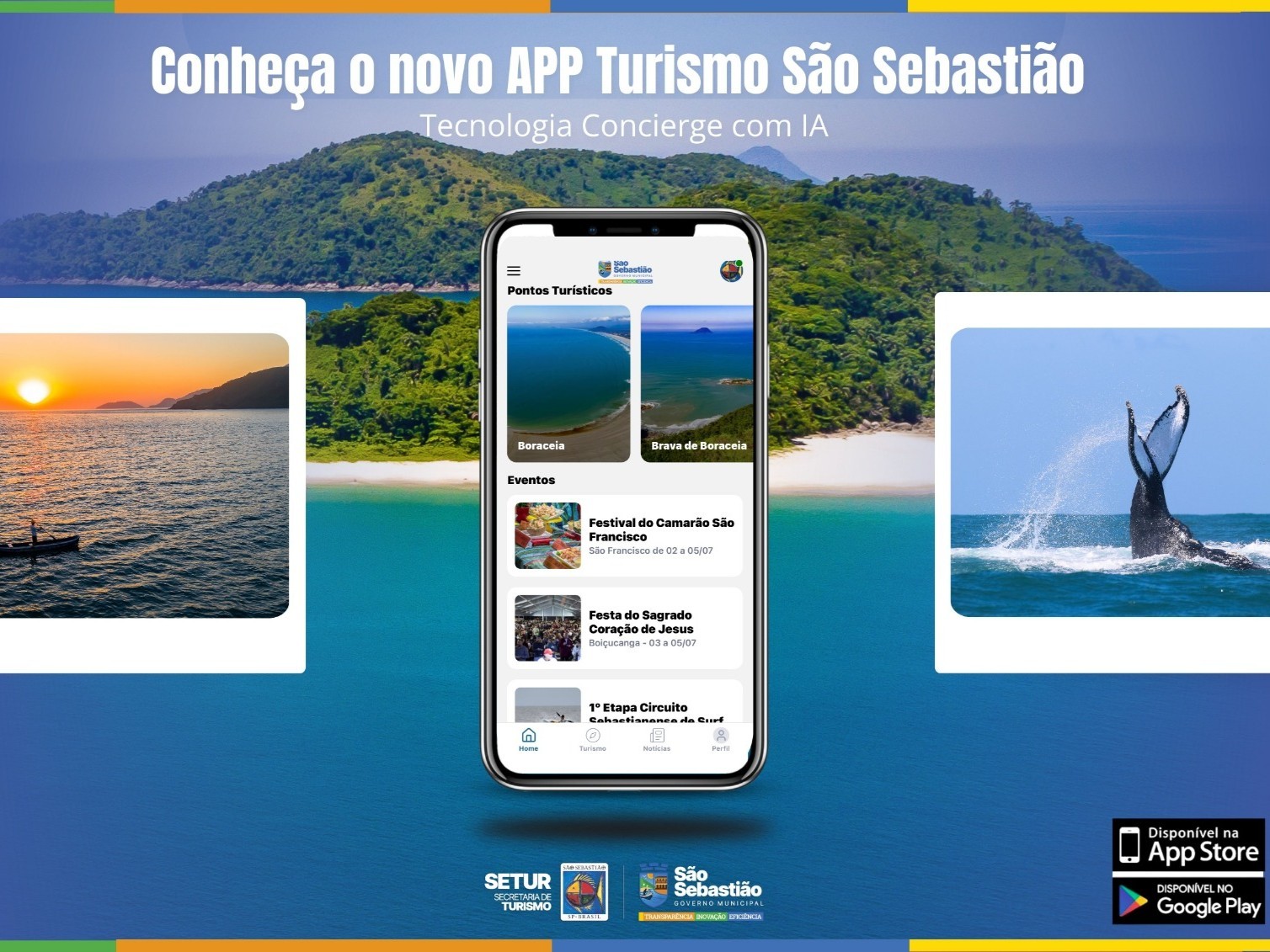 Prefeitura de São Sebastião moderniza o turismo e lança aplicativo com IA