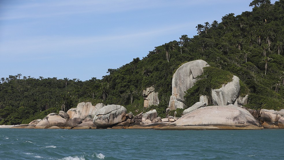 Ilha do Campeche, em Florianópolis — Foto: Lucas Amorelli/ NSC