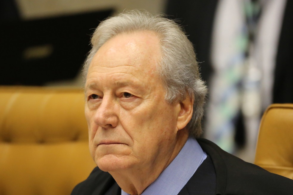 Ricardo Lewandowski durante sessão plenária no Supremo Tribunal Federal (STF)  — Foto: Fátima Meia/Futura Press/Estadão Conteúdo