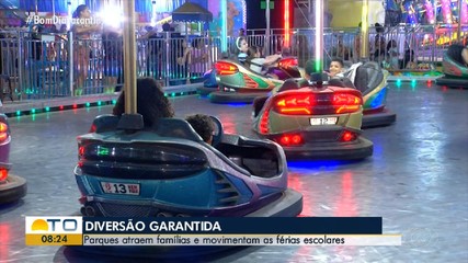 Parques movimentam as férias escolares em Palmas