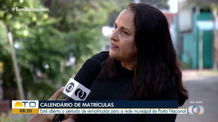 Prazo para rematrícula da rede municipal de Porto Nacional segue até 29 de novembro