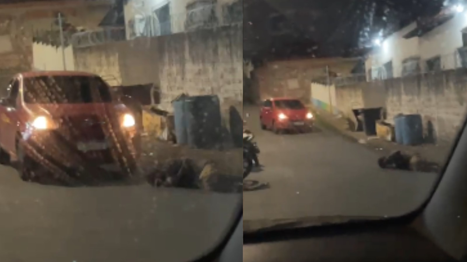 Vídeo: homem em situação de rua é atropelado enquanto dormia em Teresina; suspeita detida
