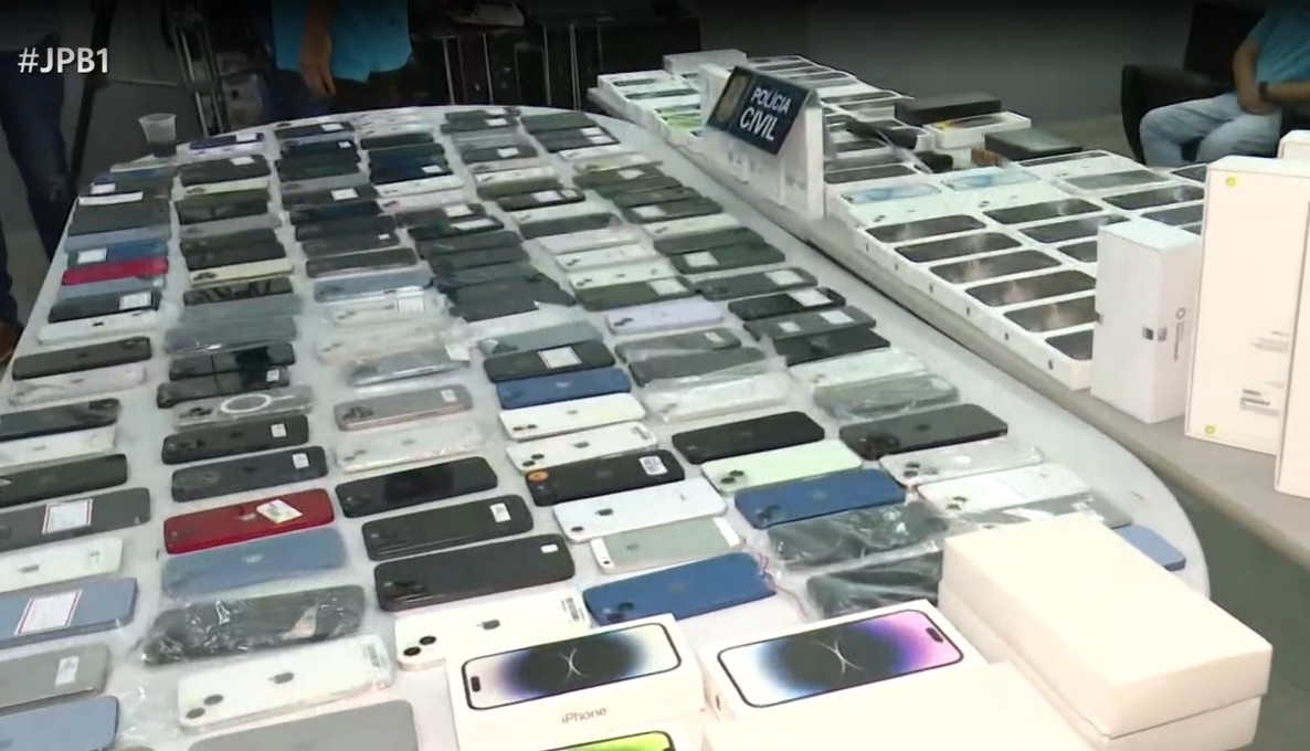 Mais de 300 celulares roubados são recuperados pela polícia, em Campina Grande