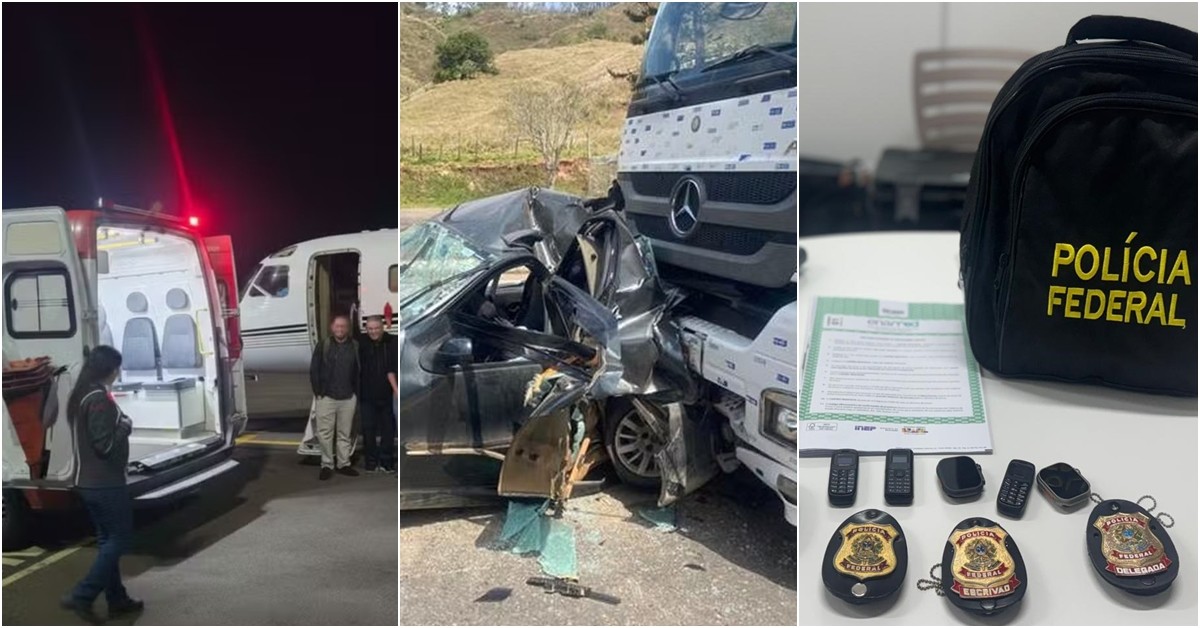Você viu? Retorno de juiz-forana que estava em estado vegetativo nos EUA, carro com bebê atingido em engavetamento na BR-116 e presos por suspeita de fraude em prova de residência médica