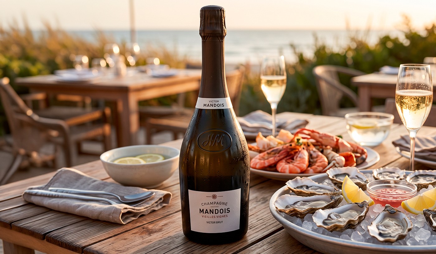 Novo champagne Mandois com 8 anos de amadurecimento chega ao Brasil