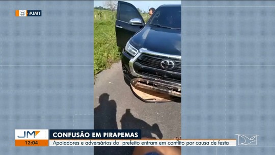 Após trio ser impedido de entrar em cidade, audiência para mediar conflito entre prefeito e opositores é realizada no MA - Programa: JMTV 1ª Edição 