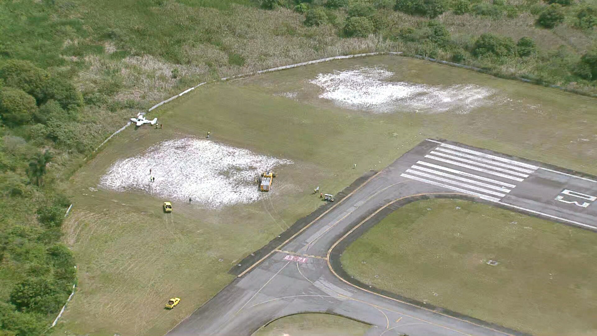 Monomotor perde a direção ao pousar no Aeroporto de Jacarepaguá