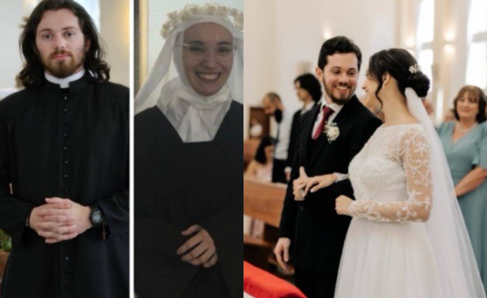 Freira e seminarista trocam vida religiosa, se casam em SC e história viraliza