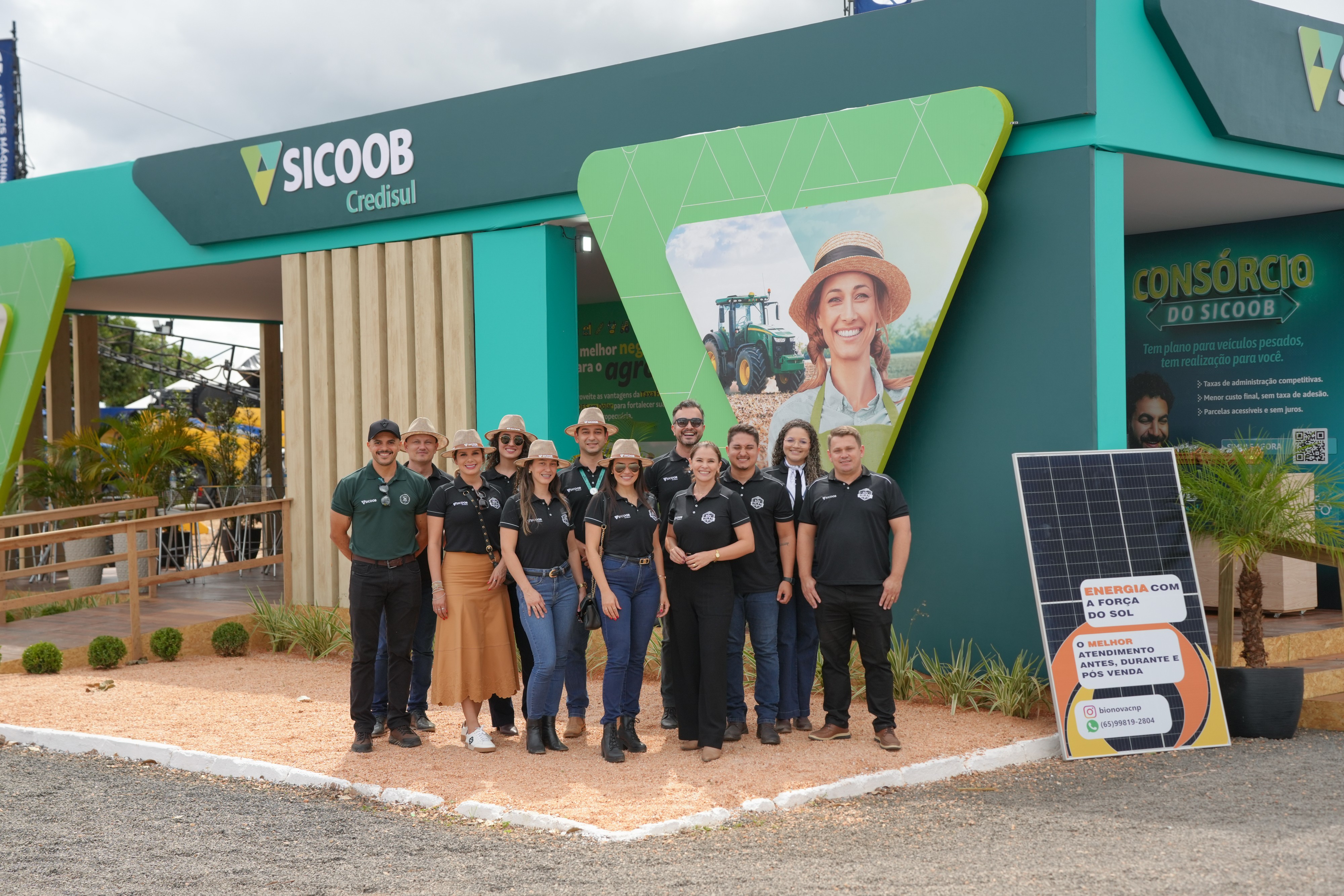 Foco no produtor, Sicoob Credisul fortalece negócios na Parecis SuperAgro 2025