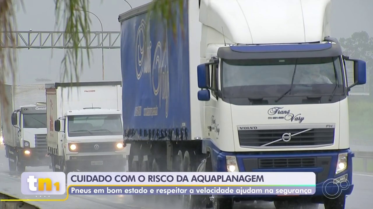 Chuvas de verão aumentam risco de aquaplanagem nas rodovias do interior de SP; veja dicas para evitar acidentes