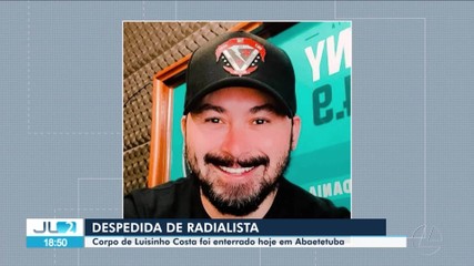 Corpo de radialista morto é enterrado nesta terça-feira em Abaetetuba