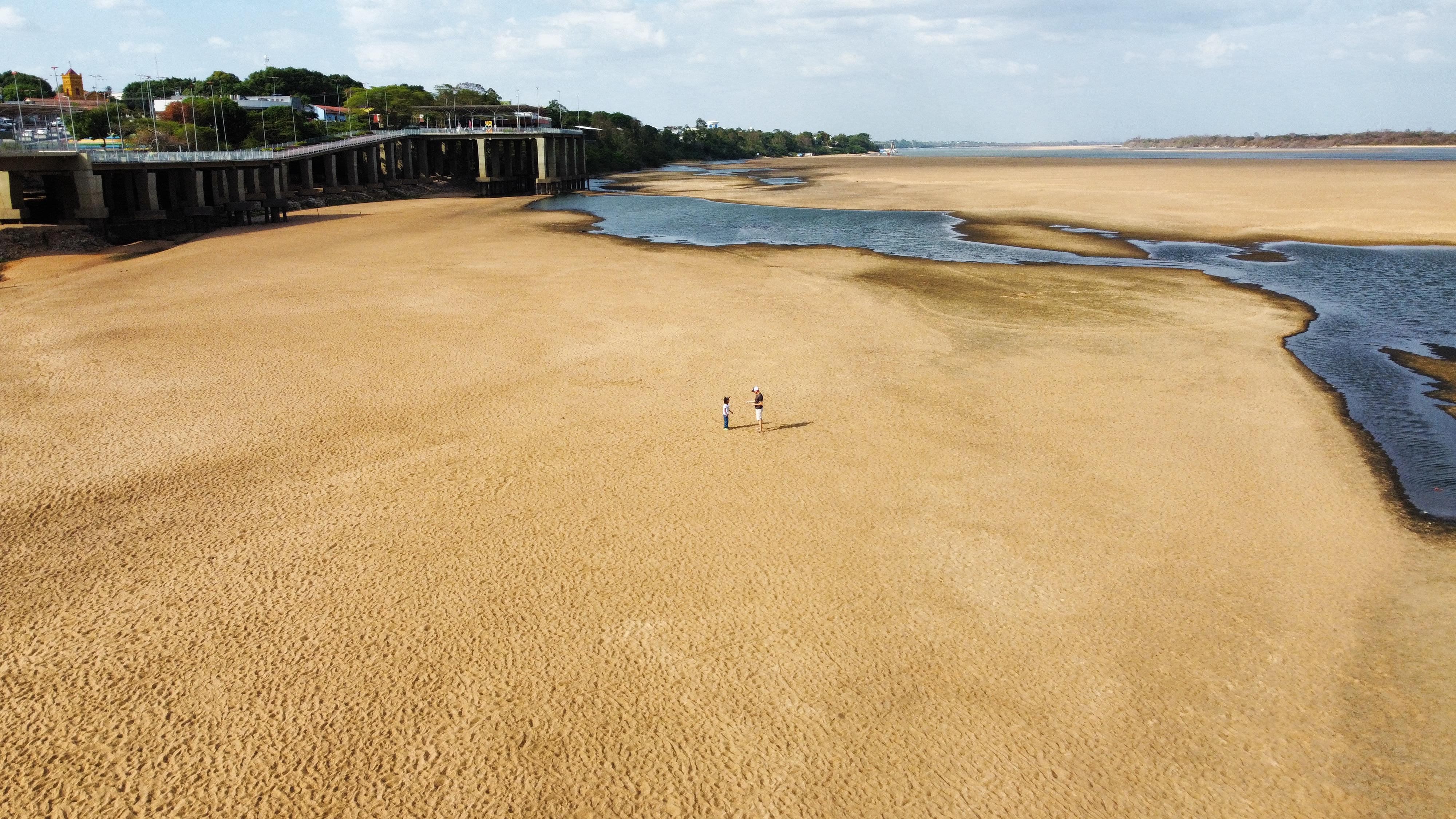 Principal rio de Roraima, Rio Branco registra segunda maior seca da história