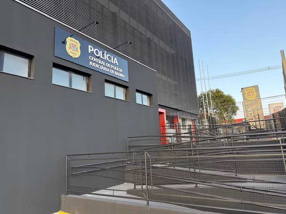 Boletim de ocorrência foi registrado no Plantão da Polícia Civil de Bauru — Foto: Gabriel Pelosi;/ TV TEM