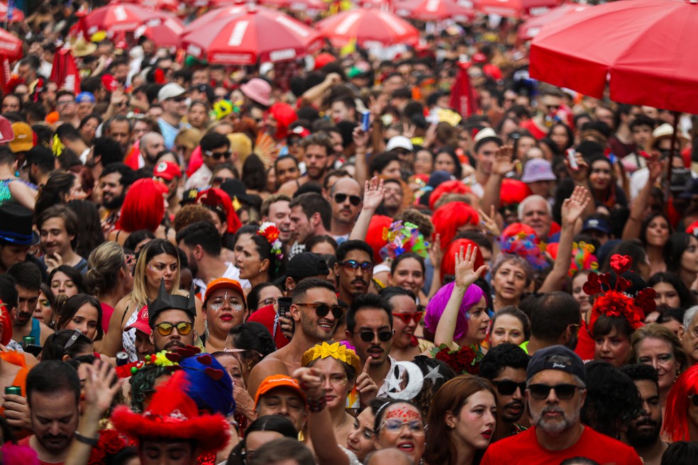 Bloco de carnaval de São Paulo — Foto: Divulgação/As Águas Vão Rolar