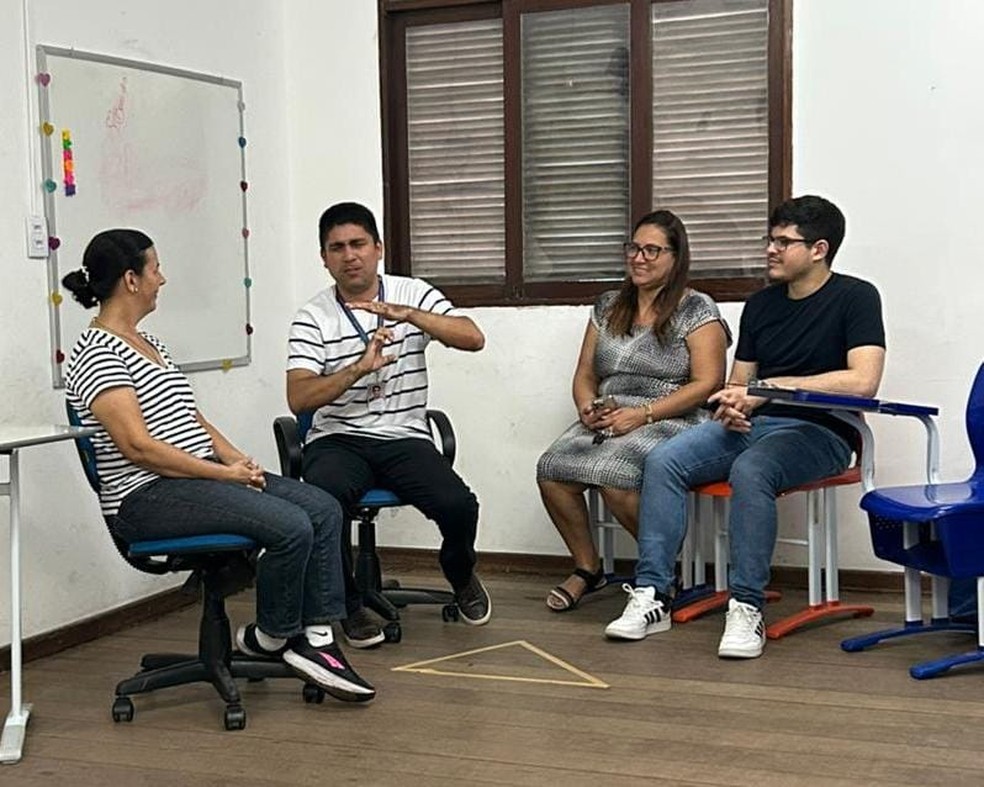 Estudantes de medicina são treinados em Libras em universidade de Natal — Foto: Divulgação