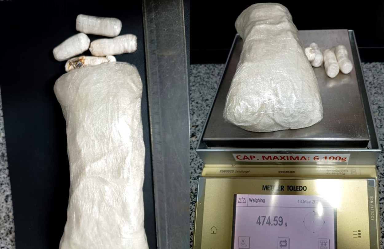 Grávida é presa em flagrante com pasta base de cocaína em bolsa de mão no Aeroporto do Recife