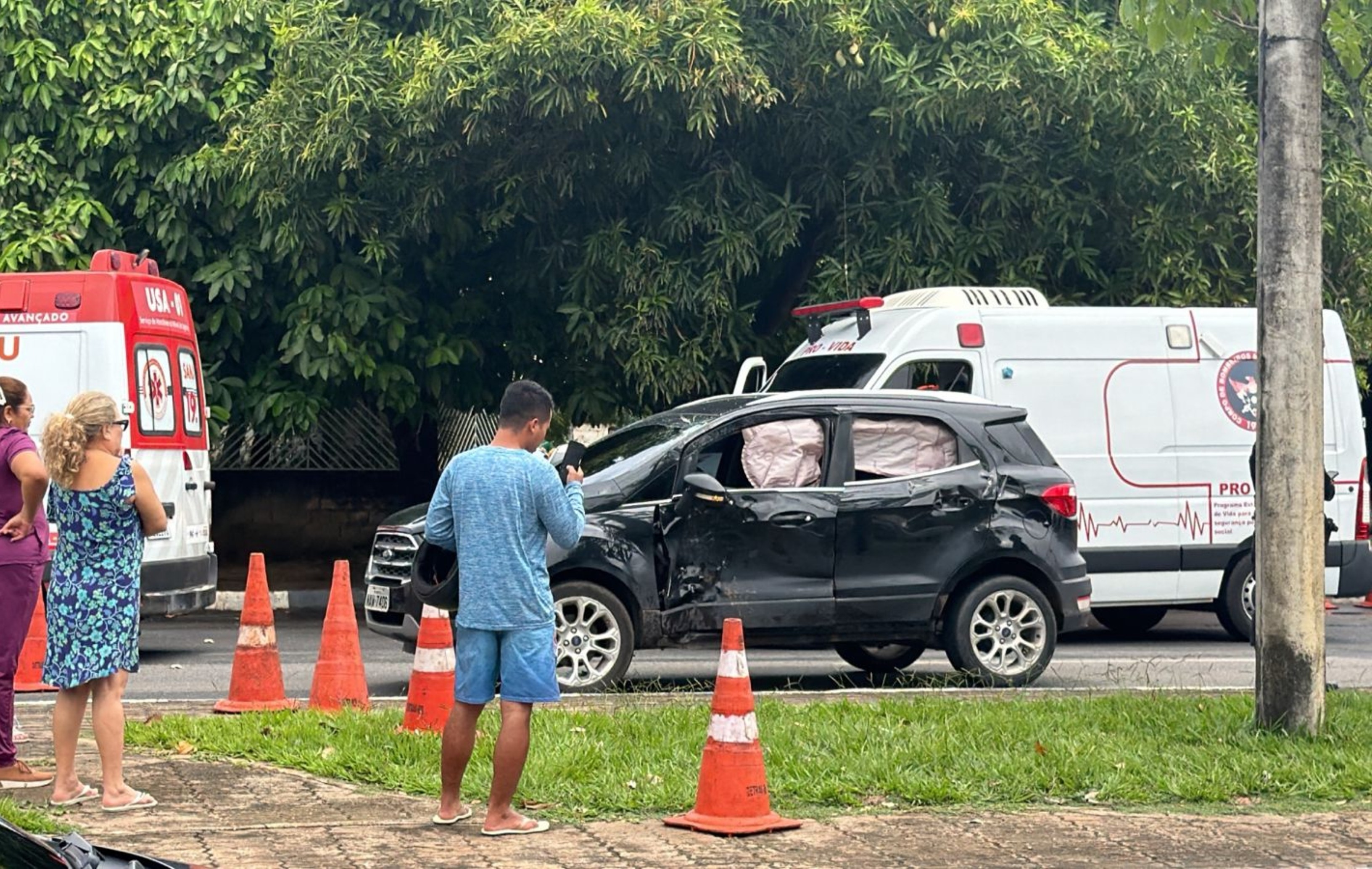 Homem morre em acidente entre carro e moto em Boa Vista 