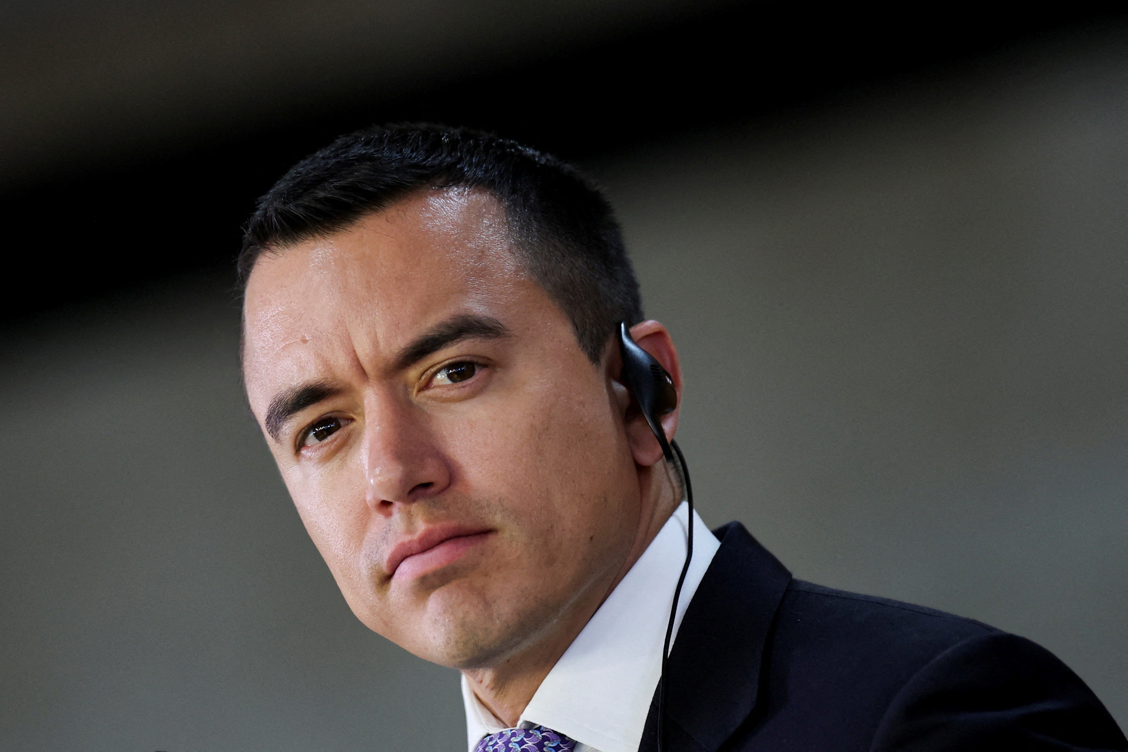 Daniel Noboa, presidente do Equador, é alvo de tentativa de assassinato, diz ministra