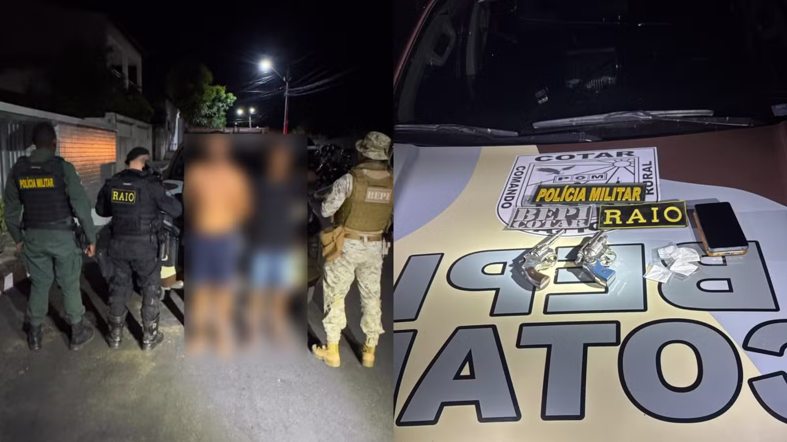 Dois suspeitos morrem e outros dois são presos em ação policial; grupo planejava atacar rivais, diz PM