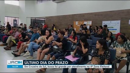Em Cruzeiro do Sul, busca foi grande por atendimento na 4ª Zona Eleitoral